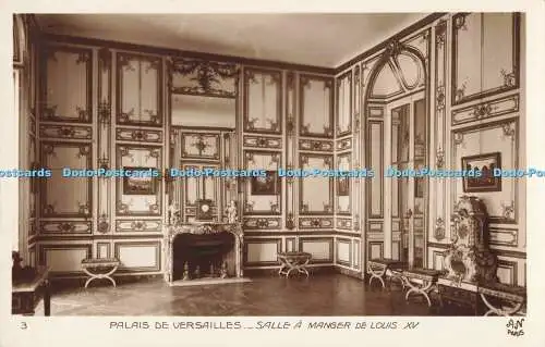 R202175 3 Palais de Versailles Salle A Manger de Louis XV A N Paris Made in Fran