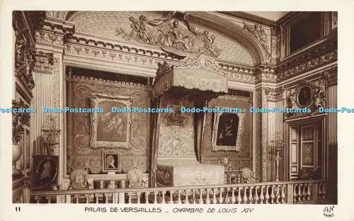 R202178 11 Palais de Versailles Chambre de Louis XIV A N Paris Made in France