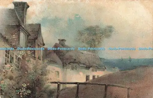 R203784 Häuser Gemälde Postkarte 1904