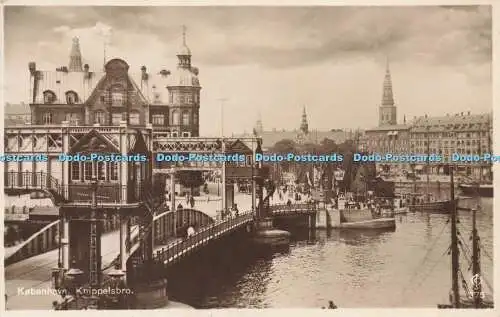 R204403 Kobenhavn Knippelsbro J Chr Olsens No 375