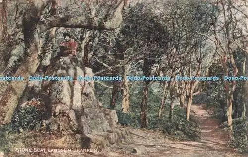 R206239 Steinsitz Landslip Shanklin The Milton Series Woolstone Bros 1928