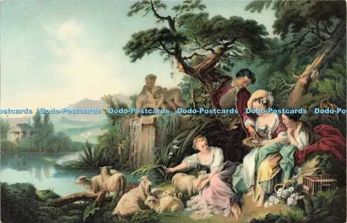 R206356 Paris Die Geschenke des Schafers Boucher Francois Boucher Stengel 29231