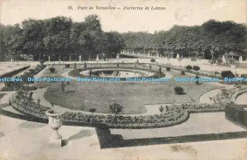 R206526 26 Parc de Versailles Parterres de Latone Impr Edia Versailles