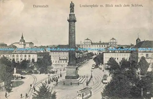 R206742 Darmstadt Louisenplatz m Blick nach dem Schloss