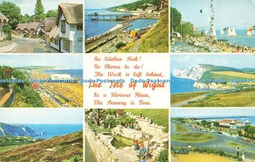 R206785 The Isle of Wight Nigh Jarrold 1974 Multi View