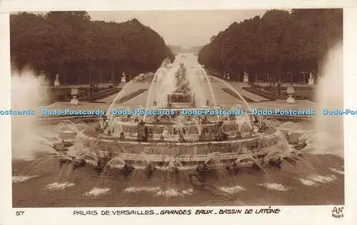 R205266 97 Palais de Versailles Grandes Eaux Bassin de Latone A N Paris Made in