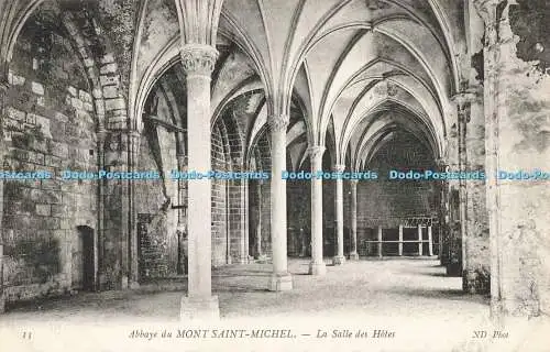 R206873 13 Abbaye du Mont Saint Michel La Salle des Hotes ND Phot