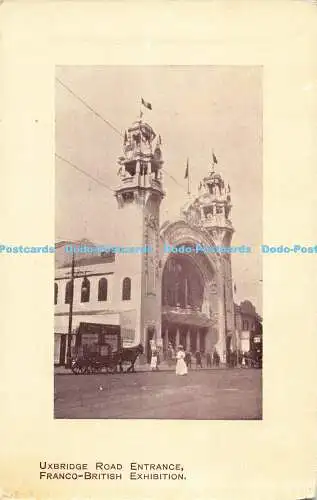 R205370 Uxbridge Road Entrance Franco British Exhibition J W B London