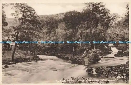 R205476 Watersmeet and Cottage Lynmouth Frith 3222B Friths Serie
