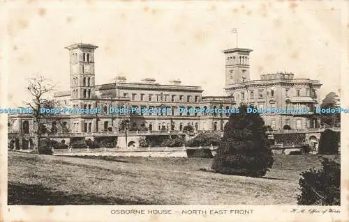 R207104 Osborne House North East Front H M Office of Works Rembrandt Intaglio Pr