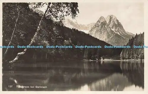 R209262 137 Riessersee bei Garmisch Aufnahme u Kunstanstalt Rudolf Rudolphi