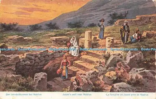 R205600 Jacobs Brunnen bei Nablus La fontaine de Jacob pres de Nablus Serie 787 Pa