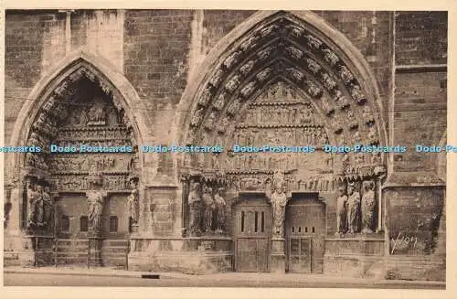 R209367 La Douce France Reims Marne Le Portail Nord de la Cathedrale Les Edition