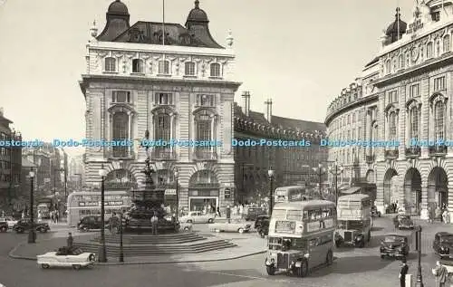 R207256 Piccadilly Circus London Hinde 1963