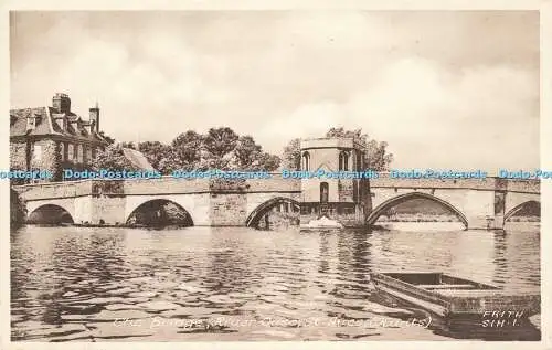 R207312 The Bridge River Ouse St Ives Hunts Friths Serie