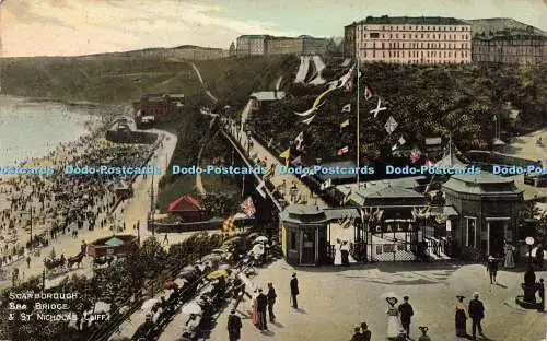 R210789 Scarborough BH Bridge und St Nicholas Cliff R Denham Westboro Serie 19