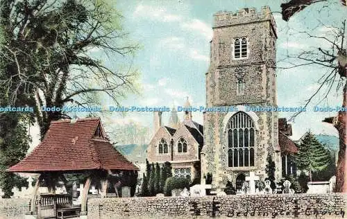 R205979 Beddington Church 1908 A R Cleverly D 554 1113