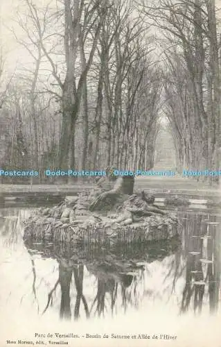 R207587 Parc de Versailles Bassin de Saturne et Allee de lHiver Mme Moreau