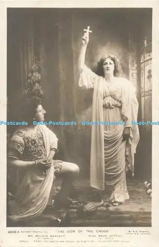 R209718 3208A Drehfoto Das Kreuzzeichen Mr Wilson Barrett Miss Maud Jef