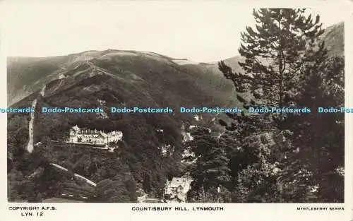 R209765 A F S LYN 12 Countisbury Hill Lynmouth Myrtleberry Series RP British Man