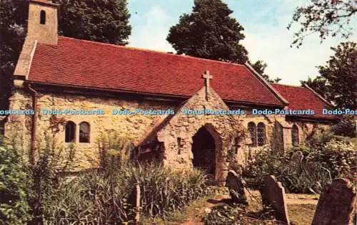 R206085 WJN 1098 Die Kirche St. Bonifatius Bonchurch I W Plastichrome Nigh