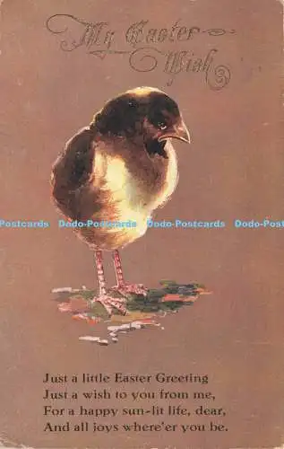 R207668 Mein Osterwunsch Nur ein kleiner Ostergruß Nur ein Wunsch von mir