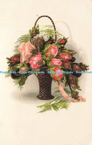 R207730 Rosen Blumen Grußkarte Postkarte Meissner und Buch Serie 2280