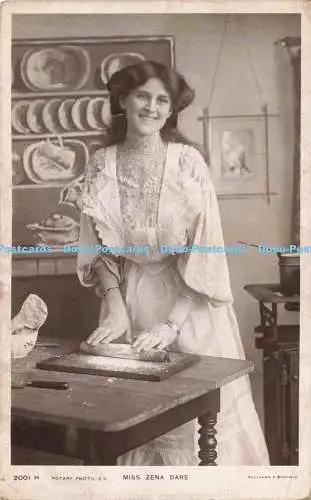 R207825 2001 H Rotary Photo Miss Zena Dare Foulsham and Banfield 1906