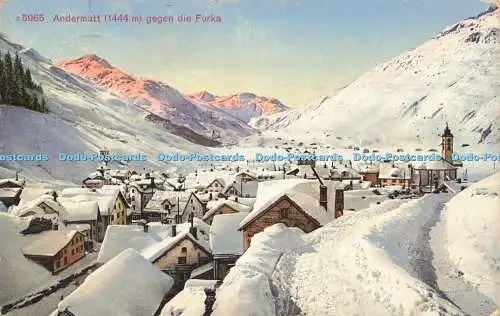 R213205 5965 Andermatt gegen die Furka Photoglob