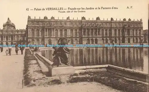 R210069 42 Palais de Versailles Facade sur les Jardins et le Parterre deau Facad