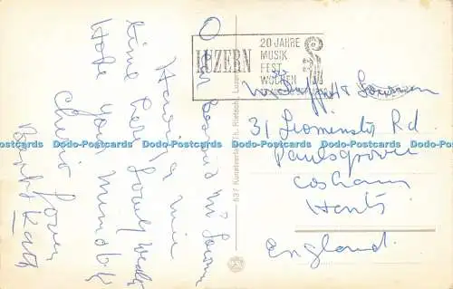 R213329 Dämpfer auf dem Vierwaldstattersee Th Rietsch 537