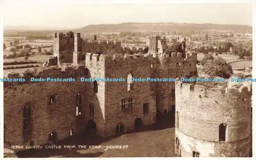 R210192 15360 Burg Ludlow aus dem Bergfried Richter