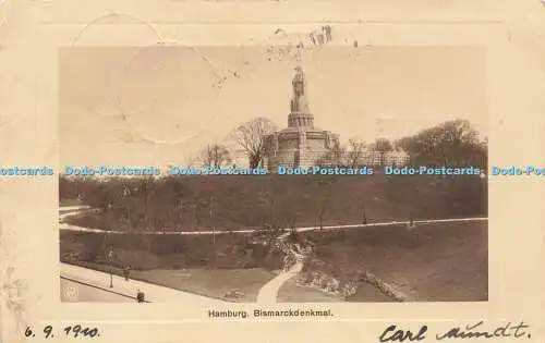 R214730 Hamburg Bismarckdenkmal Ernst Rudert 1910