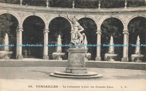 R214829 42 Versailles La Colonnade le jour des Grandes Eaux L Ragon