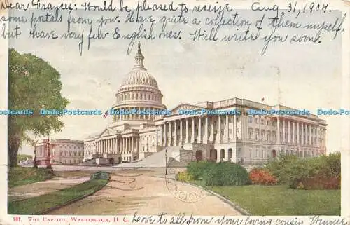 R213513 101 The Capitol Washington D C Foster and Reynolds 1904