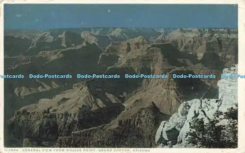 R210343 H 1544 Gesamtansicht vom Mojave Point Grand Canyon Arizona Fred Harvey P