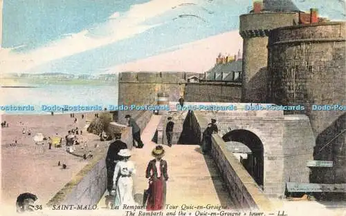 R213521 34 Saint Malo The Ramparts and the Quic en Groigne tower LL Levy Fils 19