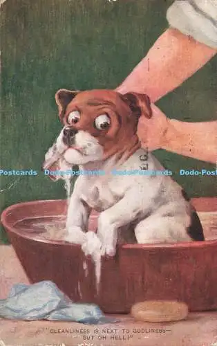 R208331 Sauberkeit ist neben Gottseligkeit aber oh Hölle A V N J 1912