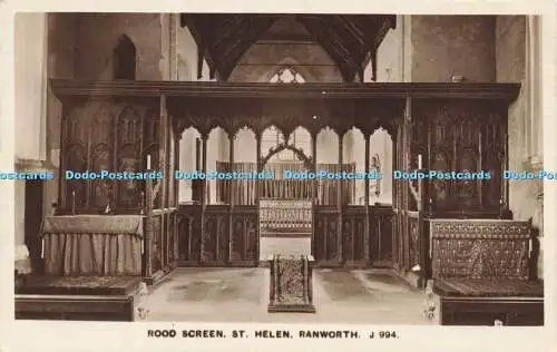 R211710 Rood Screen St Helen Ranworth J 994 Gläser