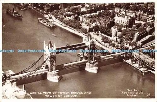 R214956 Luftaufnahme der Tower Bridge und des Tower of London Aero Pictorial 198 Excel