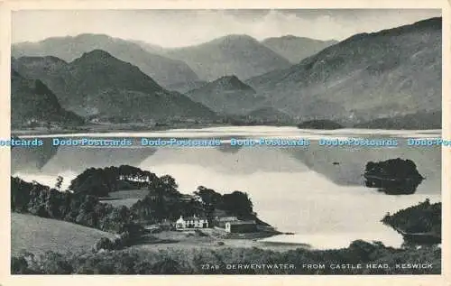 R210481 77AB Derwentwater From Castle Head Keswick Abraham