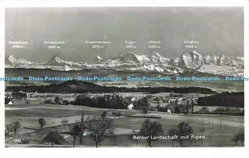 R215095 Berner Landschaft mit Alpen Perrochet