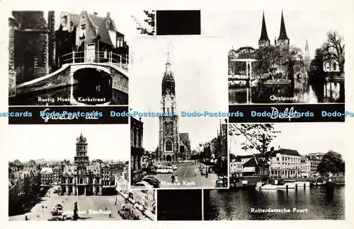 R213763 Groeten uit Delft Uitg Agatz Fotohandel 1954 Multi View