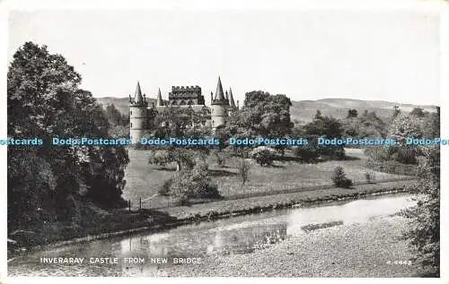 R208560 Schloss Inveraray von New Bridge Valentinstag Silbereske Postkarte