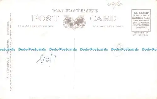 R208560 Schloss Inveraray von New Bridge Valentinstag Silbereske Postkarte