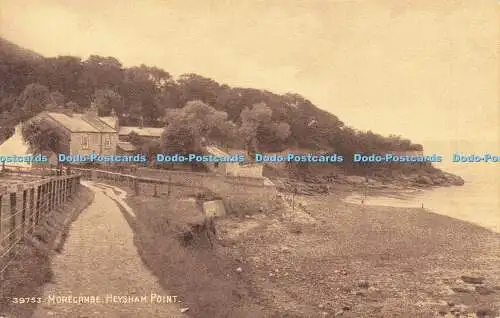 R213851 39753 Morecambe Heysham Point Sepiatone Series Photochrom 1930