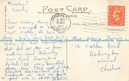 R215240 Grüße aus Porlock Friths Serie 1950 Multi View