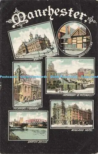 R212001 Manchester W H S und S Grosvenor Serie M 1905 Multi View