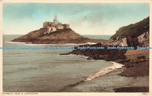 R215382 Mumbles Head and Lighthouse 56814 Photochrom
