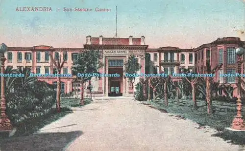 R215399 Alexandria San Stefano Casino Serie 650 The Cairo Post Card Trust N 011